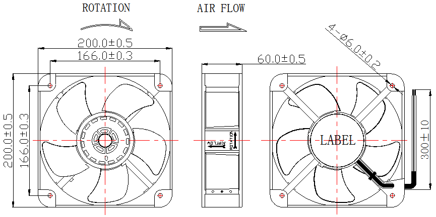 Description of EFX20060 EC Axial Fan