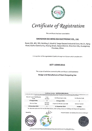 certificate of registration